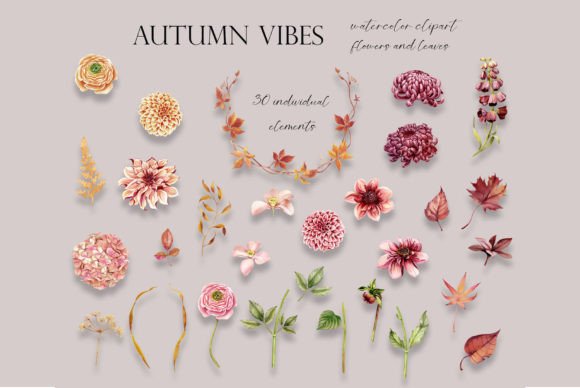 Evaluating Watercolor Fall Florals for Creative Projects
