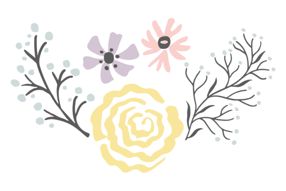 Floral Composition. Decorative Print Bot: The Engine of Modern Botanical Design