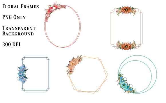 Floral Frames Vol Seven: Versatile Design Assets for Creative Projects