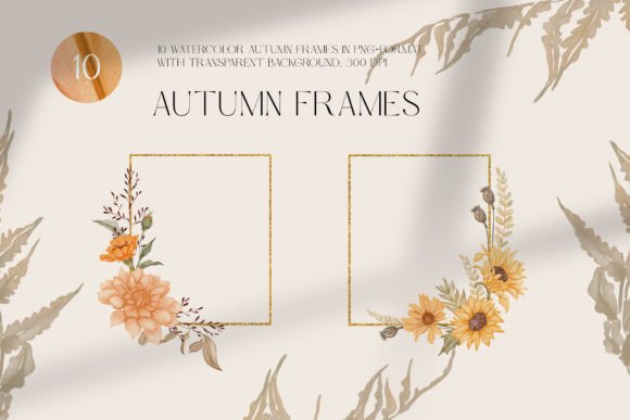 The Art of Autumn: How Handcrafted Floral Frames Bring Seasonal Beauty to Digital Creativity