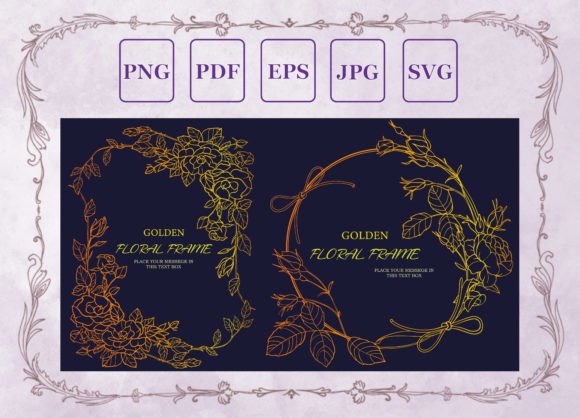 The Art of Elegance: Introducing the Gold Openwork Floral Frame Round