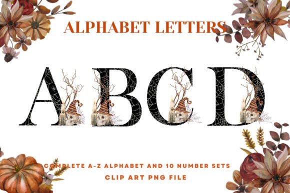 The Halloween Alphabet Boho Floral Skull: Your Key to Unique Autumn Designs