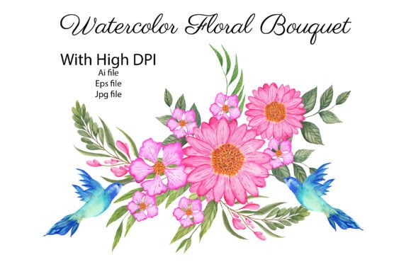 The Strategic Value of a Watercolor Floral Bouquet with Bird