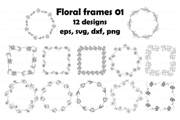 Unlock Creativity with Floral Doodle Borders and Frames