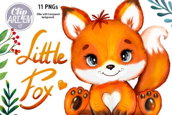 Your Guide to the Baby Fox Watercolor PNG Fall Floral Set